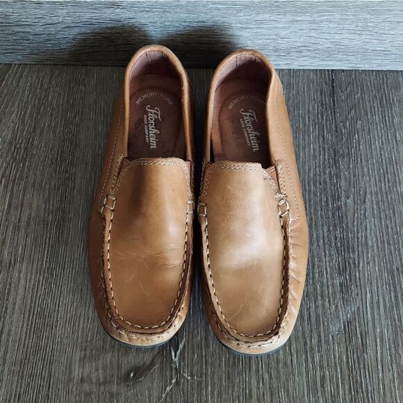 Boys Florsheim “Jasper Jr.” Moc Toe Venetian Loafer, Size 4 - Picture 3 of 9